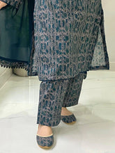 3 Piece - Lawn Printed Dress With Shalwar